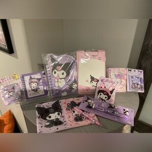 Kuromi 10 Piece Stationery Bundle